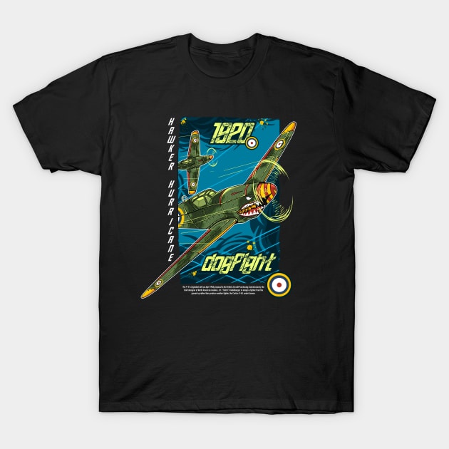 Worldwar 2 Plane T-Shirt by HappymanStudio